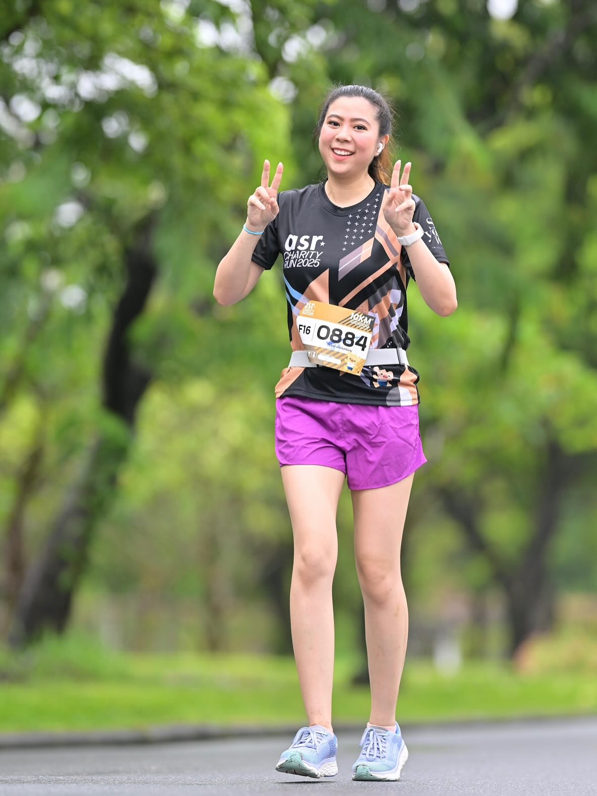 June at charity run event