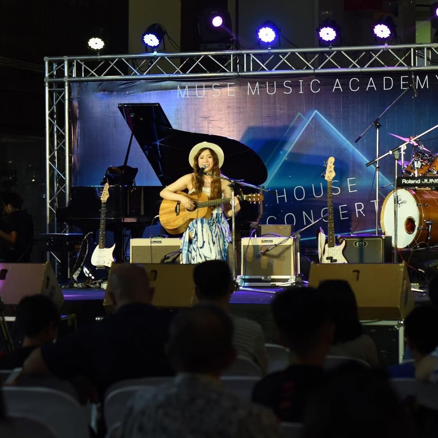 June performing at Muse Music Academy